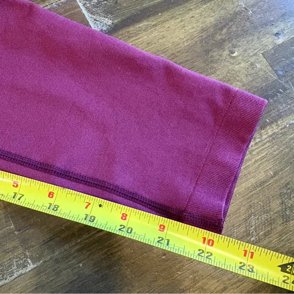 Halara Burgundy Wine Red Seamless Leggings 7/8 High Waisted Smooth S - Image 8