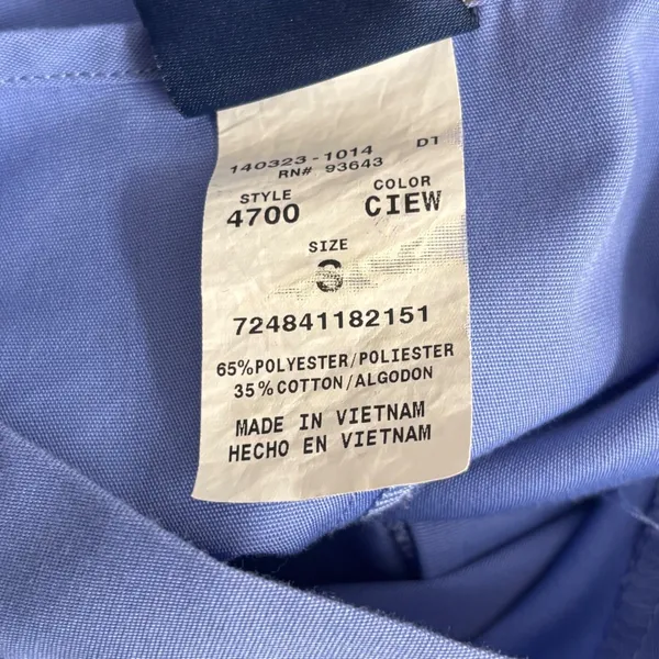 Cherokee Scrub Top Blue Small‎ - Image 7