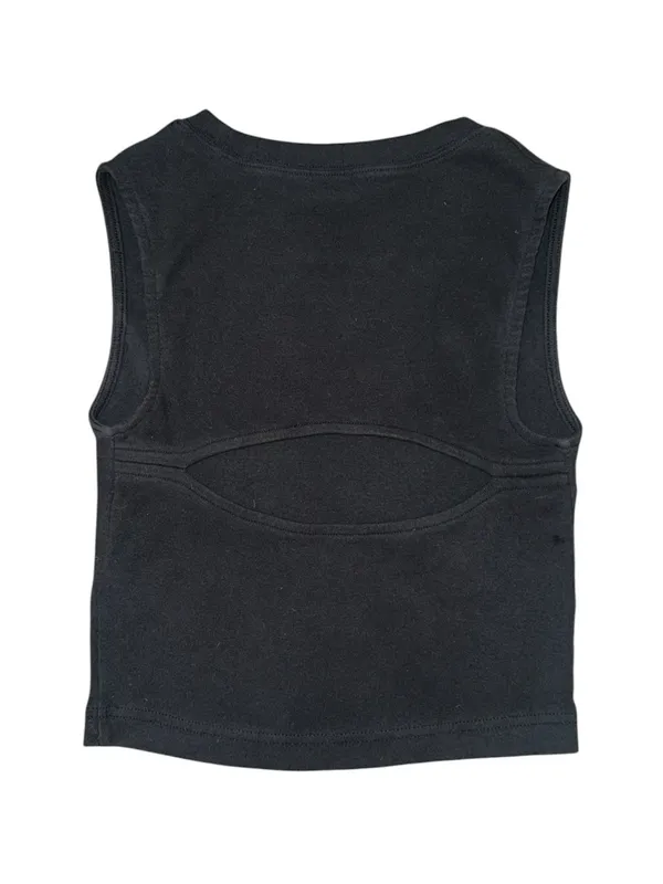Urban Outfitters Rhinestone cherry black open back tank top women’s size M - Image 6