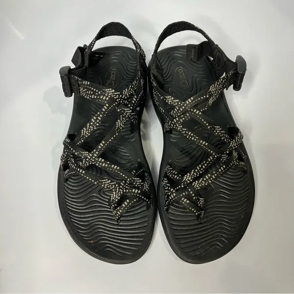 Chacos Zvolv x‎ 2 sandals black & white size 9 - Image 3