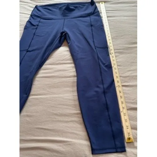 Fabletics PowerHold On-The-Go High-Waisted Pocket Leggings Navy Blue 2X NEW - Image 3