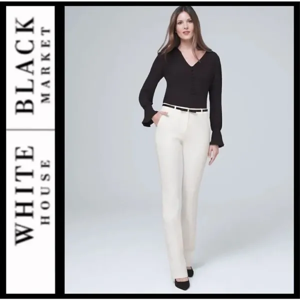 ✨WHBM The Boot Striped Sz 8P Pants✨ - Image 2