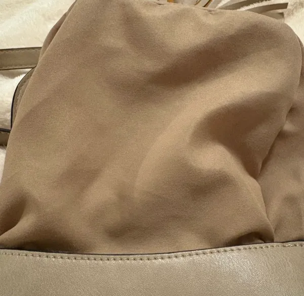 Beige Crossbody with Tassels Tan - Image 9