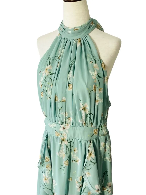 BIRDY GREY Joyce Floral Halter Maxi Dress - Image 4