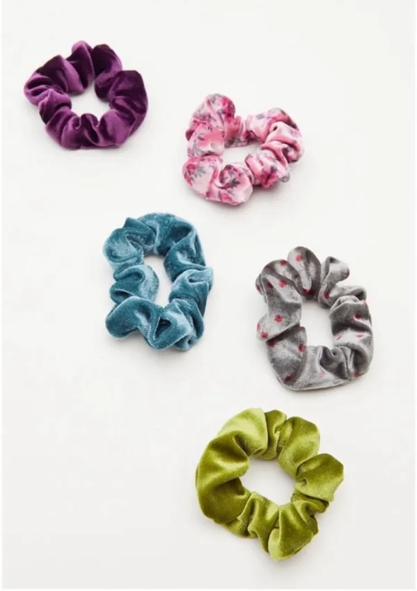 Urban Outfitters Velvet Scrunchie Set - Image 2
