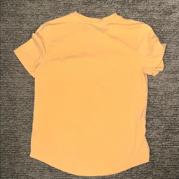 Women's Orange Lululemon T-Shirt - Image 2