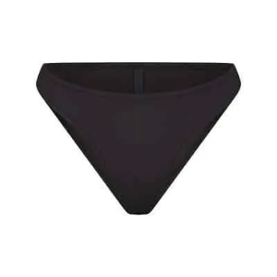 Skims Swim Mid Coverage Bottom Onyx Size XL - Image 9