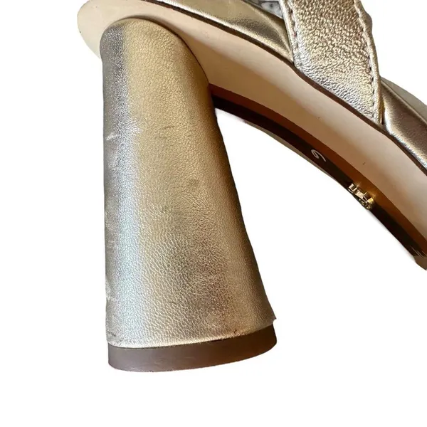 Sam Edelman women's size 6 strappy gold sandal - Image 4
