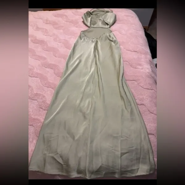 Hello Molly ANGELS IN AMERICA MIDI DRESS Green XS - Image 5