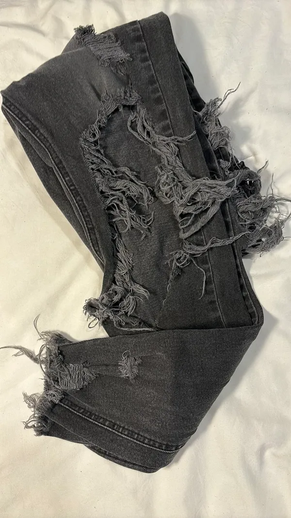Cello Jeans Distressed Black Denim Jeans - Image 2