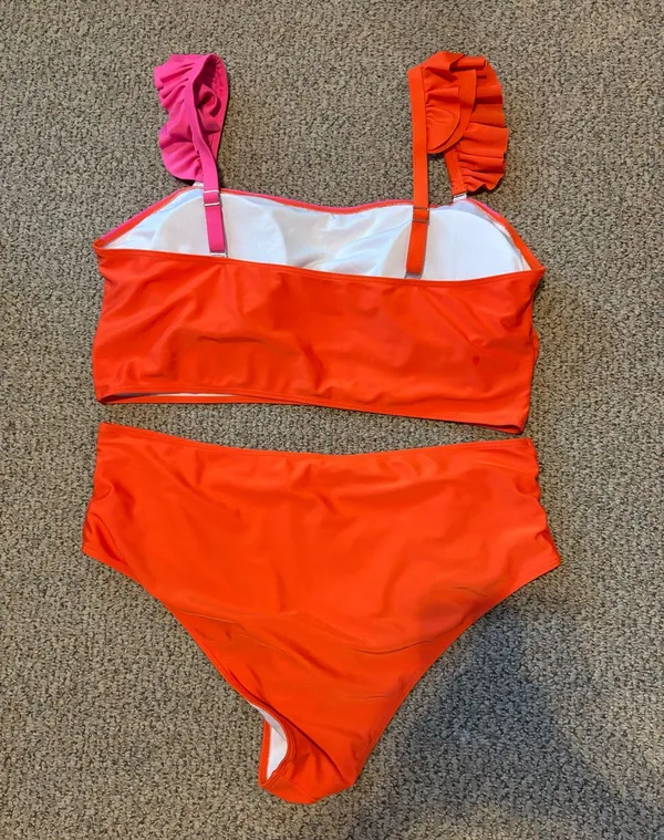 Shein Bikini Set Pink Neon - Image 2