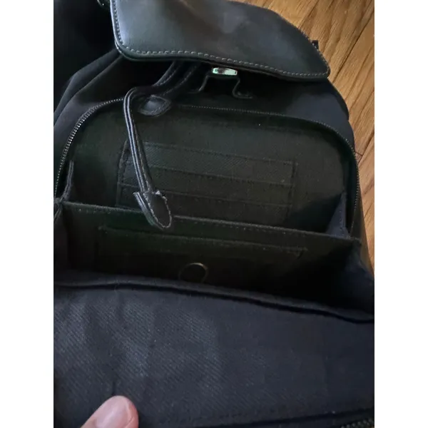 Liz Claiborne Backpack Adjustable Straps Side & Front Zip Pockets - Image 3