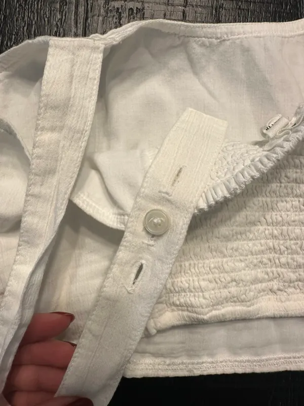 Aerie Linen Crop Top - Image 3