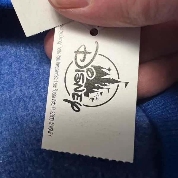 Disneyland Resort Exclusive Sweatshirt Mickey Mouse Logo NWT Blue Unisex XL - Image 13
