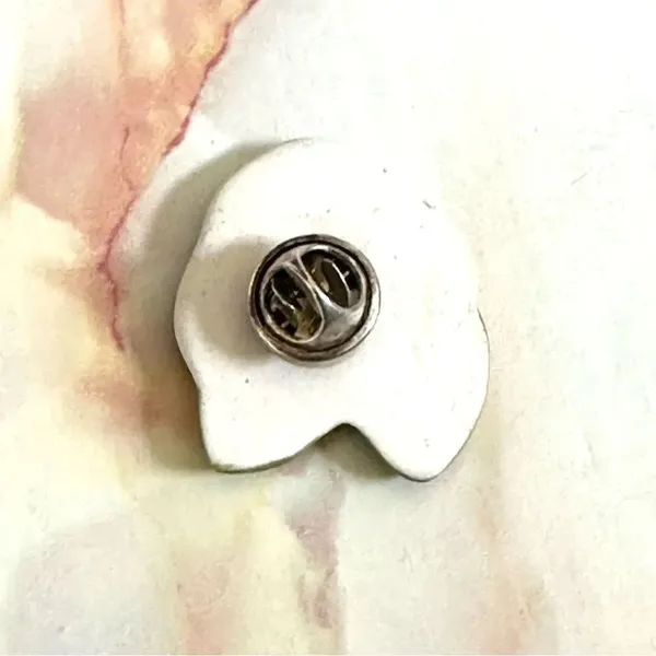 Blue floral pin - Image 7