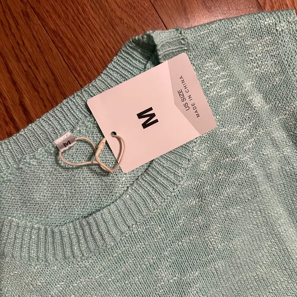 Mint Green Sleeveless Knit Top and Shorts Set - Image 2