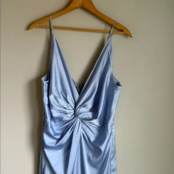 Abercrombie & Fitch Draped Twist-Front Maxi Dress Large - Image 4