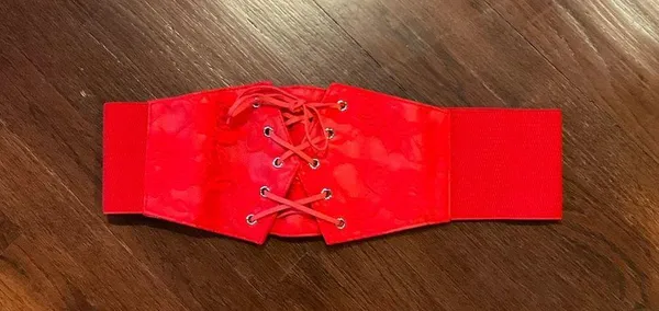 Amazon Red Corset Belt - Image 2