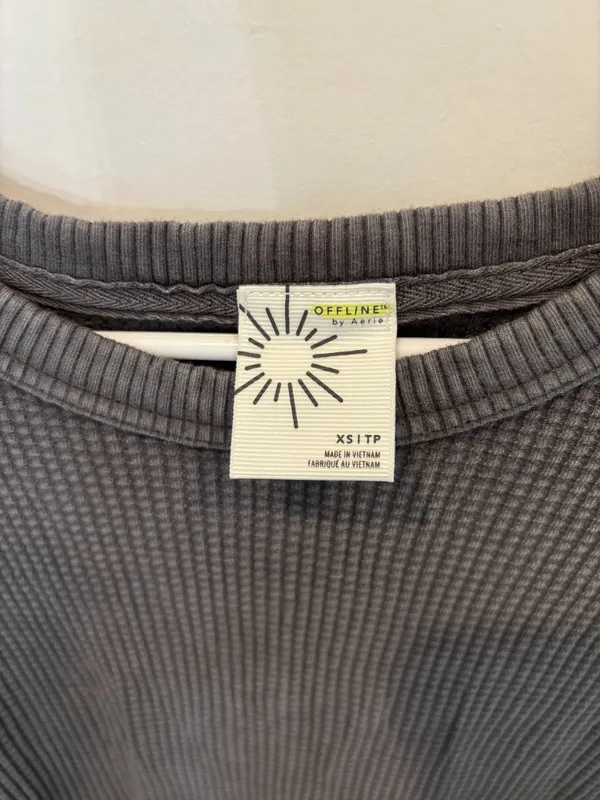 Aerie Waffle Knit Long Sleeve - Image 5