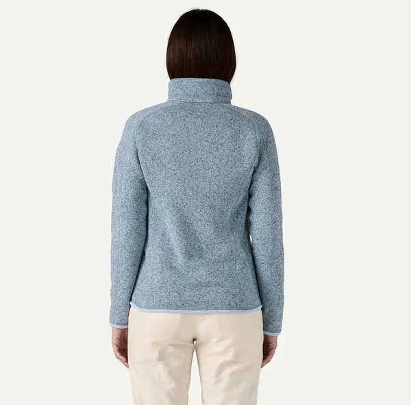 Patagonia Women's Heathered Sky Blue Half-Zip Fleece Pullover - Image 2