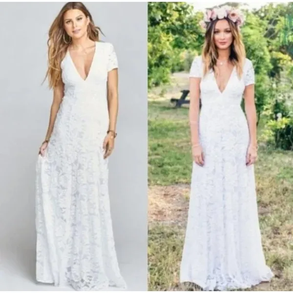 NWT Show Me Your Mumu Elenor Maxi‎ Dress in Lovers Lace White - Image 6