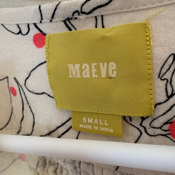 Maeve‎ Anthropologie Bethesda Floral Flannel Top Size Small - Image 2