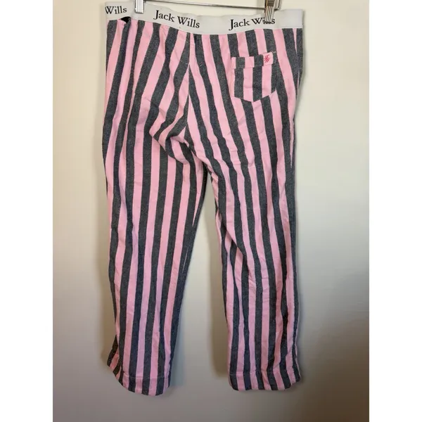 Jack Wills University Outfitters Women's Stripe Pajama bottoms Sz 6 Y2K Vintage - Image 2