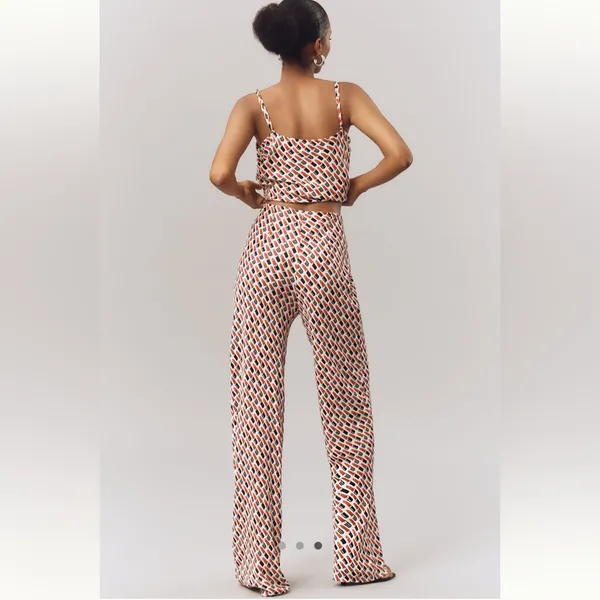 Anthropologie The Tilda Pants: Lipstick Printed Edition - Image 3
