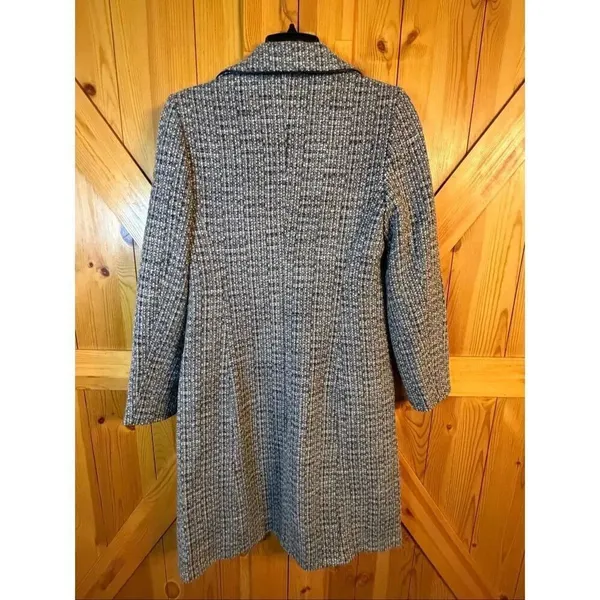 Sisley Sz 42 US 10/12 Button Up Coat Wool Alpaca Blend Overcoat (6656) - Image 7