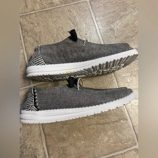 Hey Dude Charcoal Slip-On Shoes - Image 3
