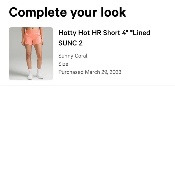 Lululemon Shorts Hot 4" - Image 3