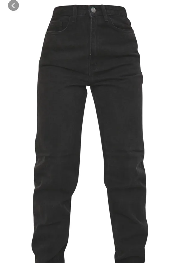 Pretty Little Thing NWT | Washed out Mom Jeans - Image 4