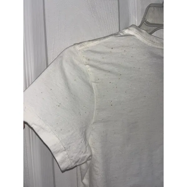 Flawed Y2K Deadstock Ralph Lauren Jeans Co White T-Shirt Flag Logo S - Image 6