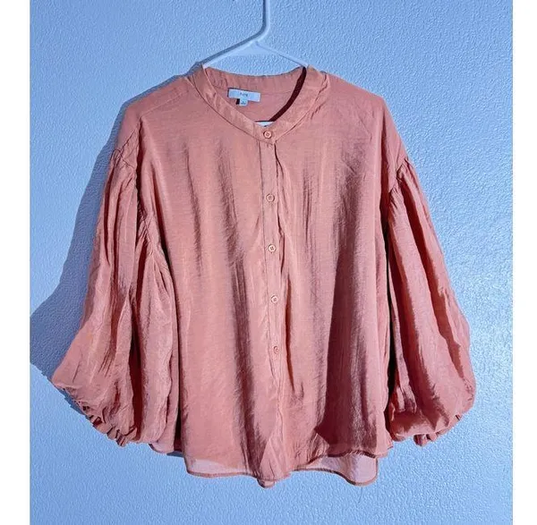 Pink Chunky Knit Button-Up Cardigan Sweater – Size Large Description: - Image 6