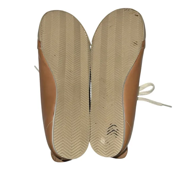 Tory Burch Murphey Perforated Leather Tan Brown Sneakers Women's‎ Shoe US 8.5 - Image 7