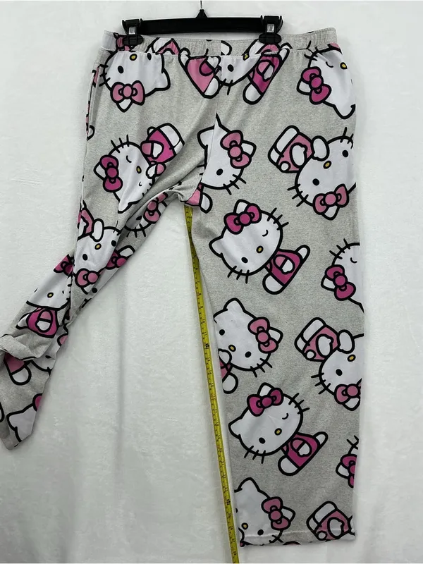 Hello Kitty Pajama Bottoms - Pink and White women - Image 5