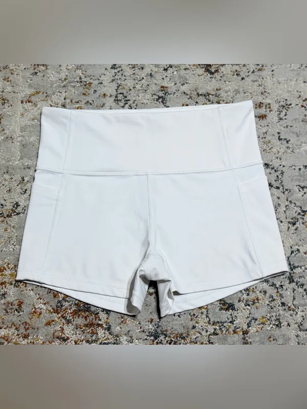 Athleta bike shorts size Small white - Image 12