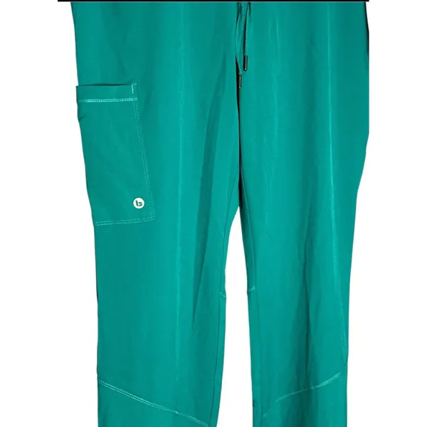 NWT‎ Barco One Boost Jogger Scrub Pants Women’s XSP Dark Jade Mid Rise 3 Pocket - Image 3