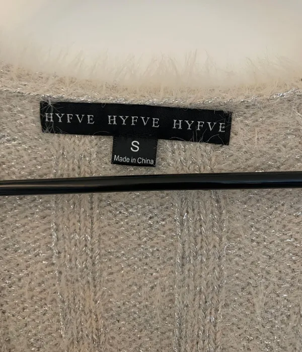 Sparkly Nude Cropped Sweater  - Image 3