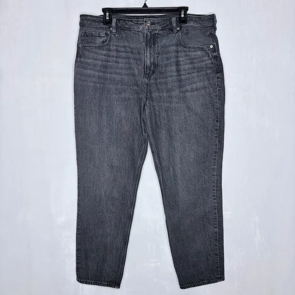 American Eagle Outfitters Black Mom Straight Jeans - Image 3