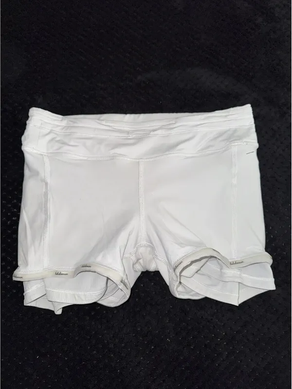 Lululemon Pace Rival Skirt II Regular Wildcats Logo Stretch White Size 6 - Image 8
