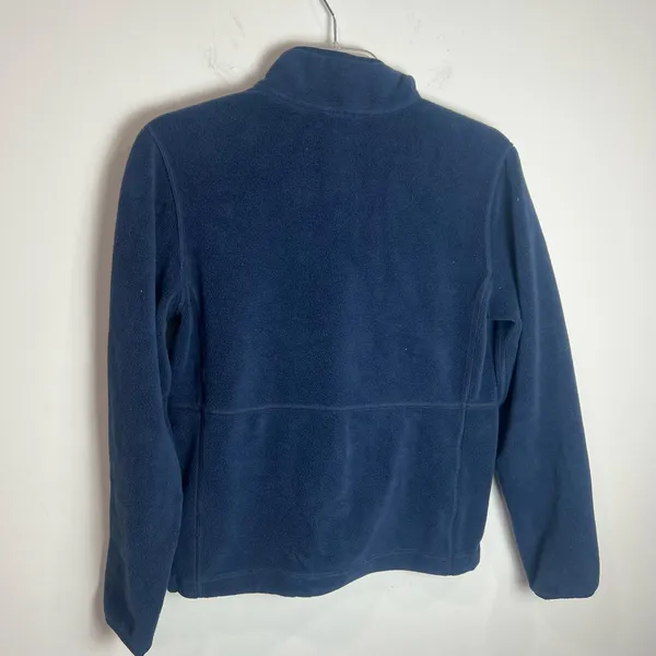 LL Bean Blue Fleece Jacket - Image 4