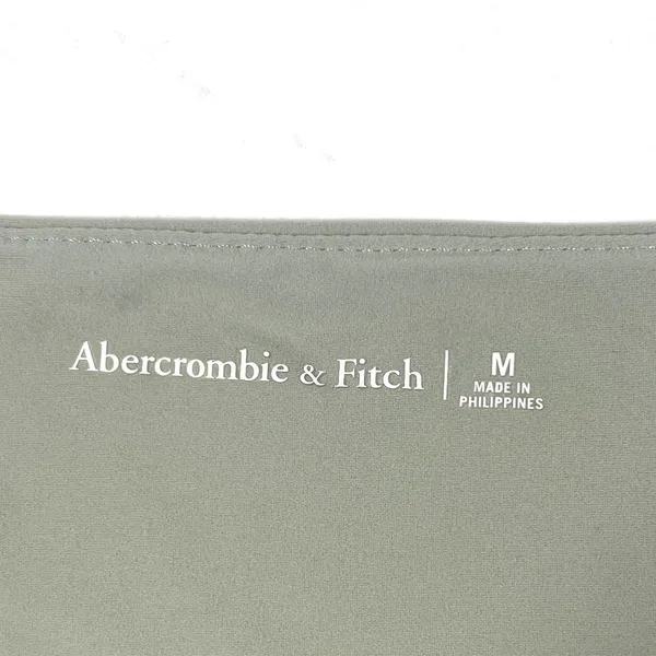 Abercrombie & Fitch Womens Medium Sage Green Buttery Soft Square‎ Neck Bodysuit - Image 4