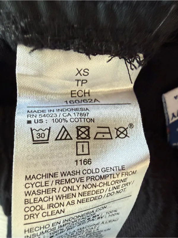 Old Navy High-Waisted Crinkle Gauze Barrel Ankle Pants Black XS NWT - Image 11