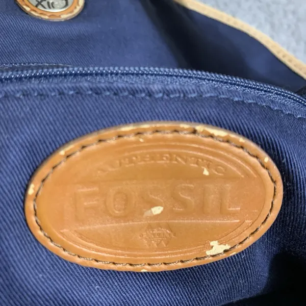 Fossil Crossbody Bag Womens Small‎ Yellow Mandala Floral Canvas Messenger ZB5043 - Image 7