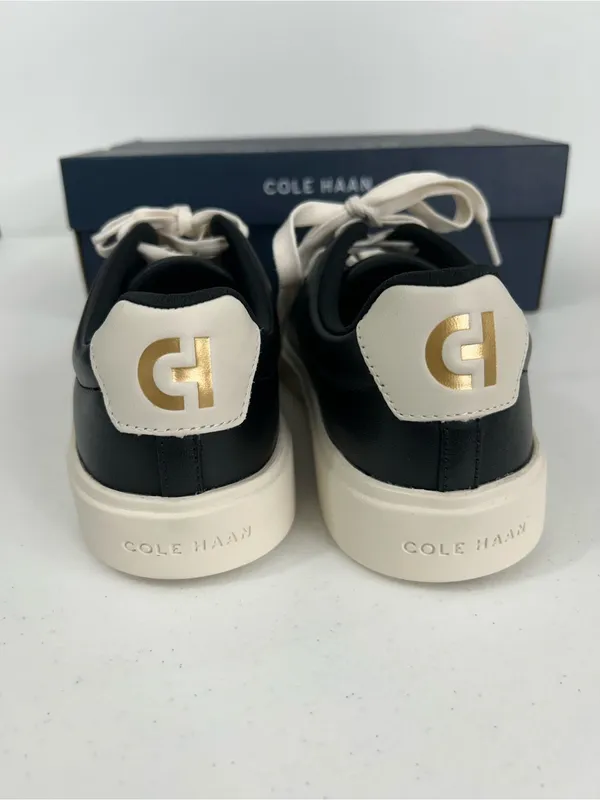 Cole Haan Womens Grand Court Traveller Court Sneakers Black Size 8 NEW - Image 6