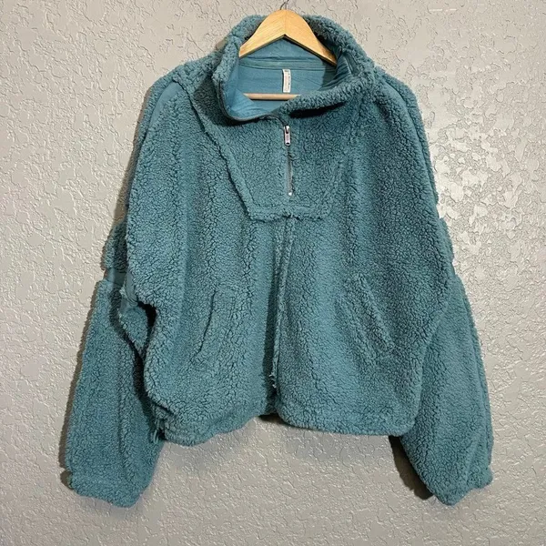 Free People Nantucket Fleece Pullover Jacket - Image 3