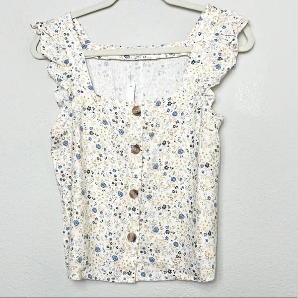 Madewell New Floral Top - Image 2