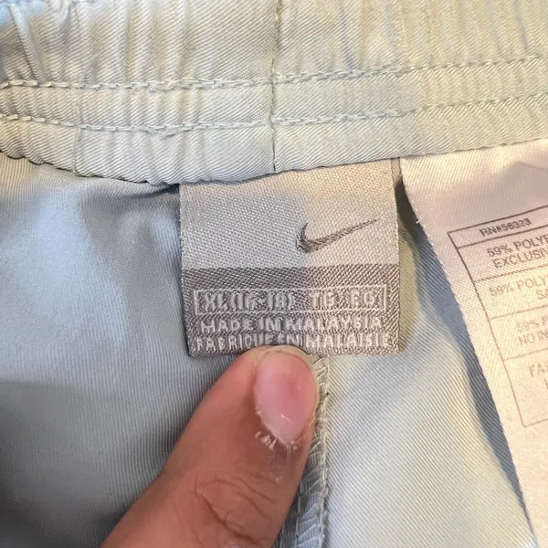 669 | Nike Vintage Athletic Running Training Shorts Light Blue Women XL Sporty‎ - Image 6