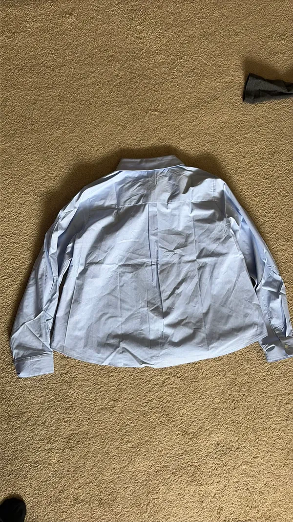 Shiny by Nature wide hipped light blue work top - Image 4
